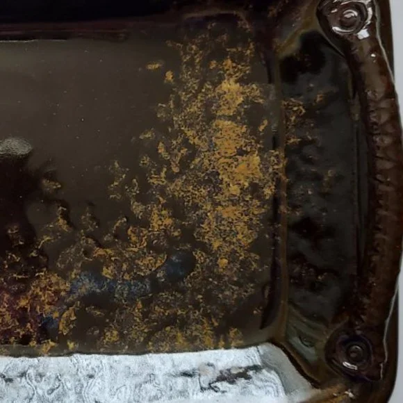 Beautiful Rectangular Pottery Tray - Picture 10 of 12